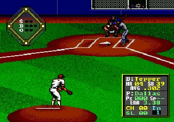 HardBall '95 (USA) screen shot game playing